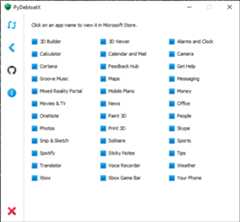 Links screenshot
