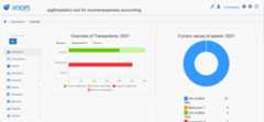 Example of dashboard on user side