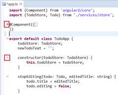 TypeScript Code Folding