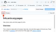 Screenshot displaying the preview of your edits in Github
