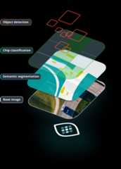 Examples of chip classification, object detection and semantic segmentation