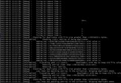 Screenshot of some logged lines.