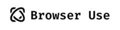 Shows a black Browser Use Logo in light color mode and a white one in dark color mode.