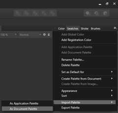 Import Palette Screenshot
