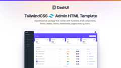 Dash UI - TailwindCSS HTML Admin Template Free