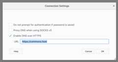 Firefox DoH settings