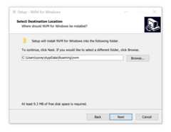 NVM for Windows Installer