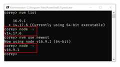 Switch between stable and unstable versions.