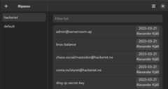 Screenshot of ripasso-gtk