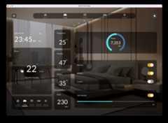 Home Automation glass UI