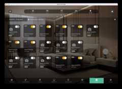 Home Automation glass UI