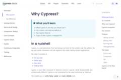 Cypress Documentation Preview