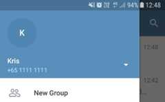 screenshot telegram phone