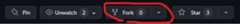 como fazer um fork