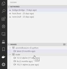 Customize Docker view