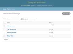 ItemAdmin screenshot