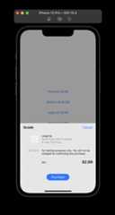 System UI for purchasing