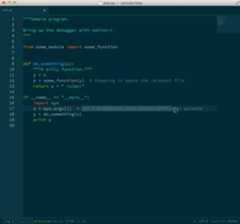 Atom Python Debugger