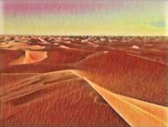 A Desert in painters perception