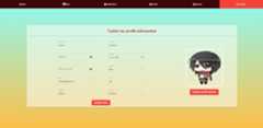 Update Profile Page