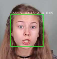 Emotion from video with Valence-Arousal values