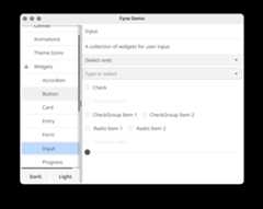 Fyne Demo Light Theme