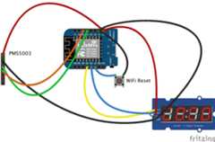 ArduinoAQI wiring diagram