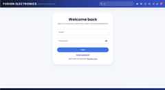 Fusion Electronics Login Page