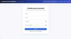 Fusion Electronics Register Page