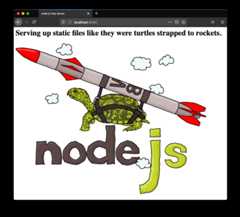 Example of running http-server