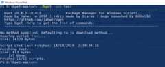 Bget powershell screenshot