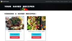 View Saved Recipes