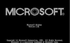 IBM PC XT w/CGA, Windows 1.01