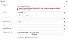 configuration form
