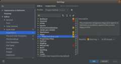 plugin inspection severity screenshot
