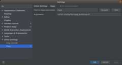 plugin settings screenshot