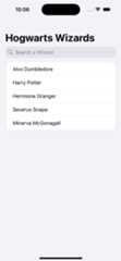 First app screen