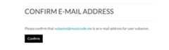 Confirm Email