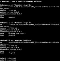 List Runtimes in long format