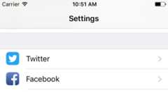 iOS Settings