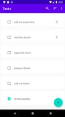 Task list main screen