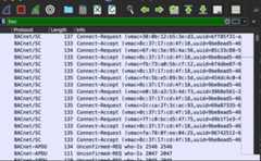 Screenshot showing a filtered Wireshark capture.