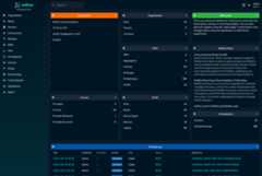 NetBox dashboard (dark mode)