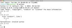 Fixing Syntax Error
