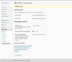 wp-annotator settings screenshot