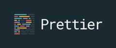The Prettier logo concept, in dark.