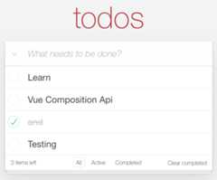 TodoMVC Vue