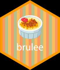 a dish of creme brulee on a striped background