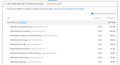 A screenshot of a web performance report showing static asset cache policies. Header reads "Serve static assets with an efficient cache policy — 20 resources found" followed by a list of URLs from static.simonwillison.net showing file names, cache TTL status (mostly "None"), and transfer sizes ranging from 96 KiB to 8,871 KiB.
