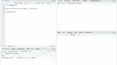 A screencast of an RStudio session. A script called example.R is open in the editor with lines library(ggplot2), data(stackoverflow), and stackoverflow. After highlighting, I trigger the addin and ask to plot the data in plain language, at which code to plot the data using ggplot2 is streamed from an LLM into the source file that uses the correct column names and a minimal style. From there, I iteratively call the addin to refine the output.